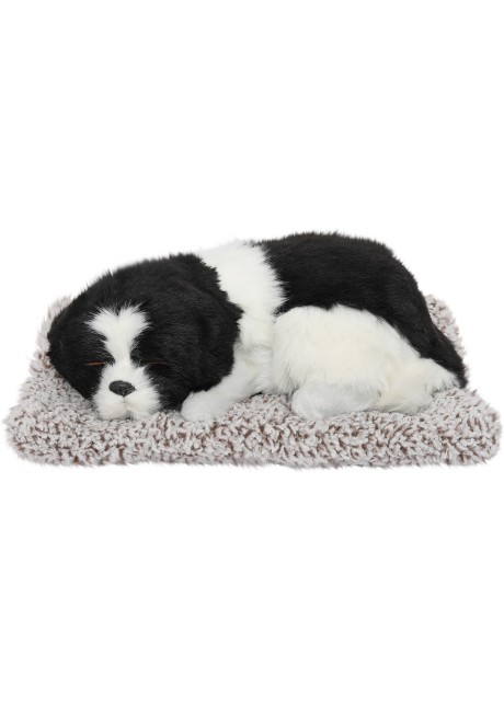 VOILA Sleeping Cute Dog for Car Dashboard and Home Decor with Activated Carbon for Decoration Toy Decorative Showpiece